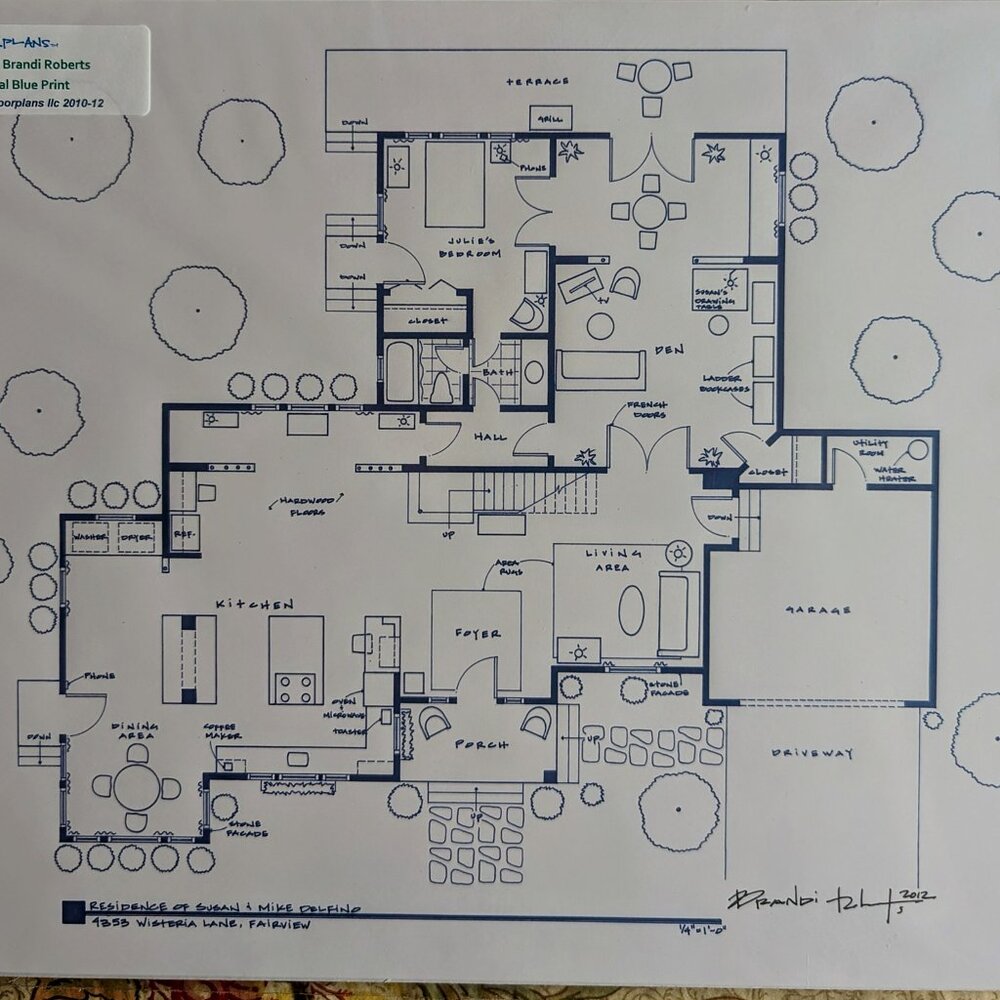 Desperate Housewives Susan Meyer Custom First/Second Floors Drawings NWT